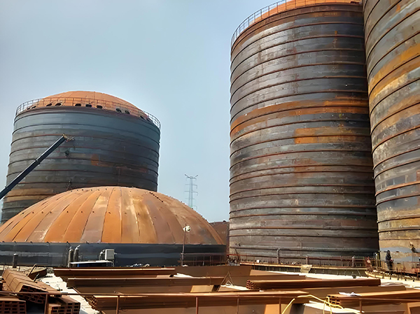 砀山焦粉钢板仓